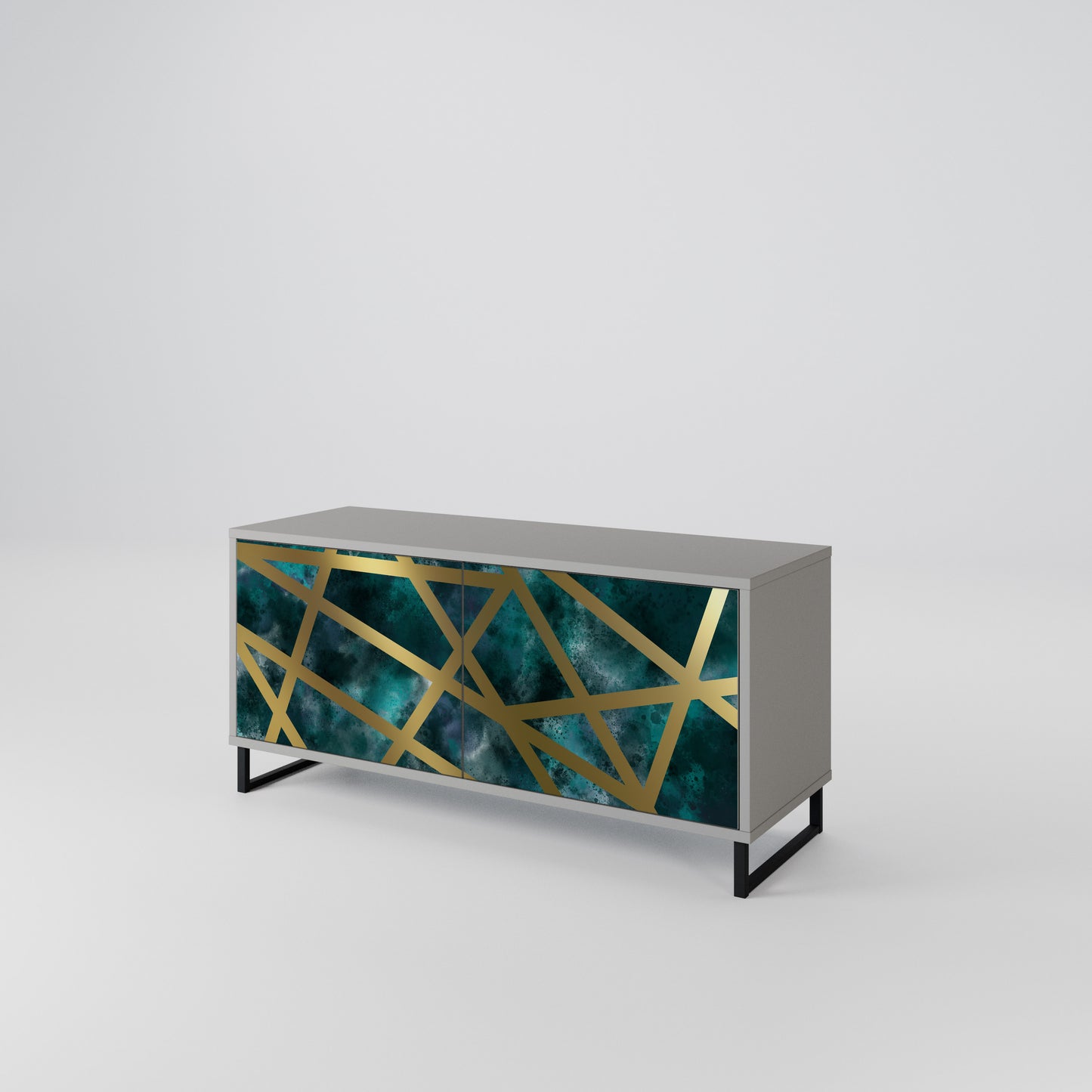 THE LABYRINTH OF GOLD Compact 2-Door TV Cabinet