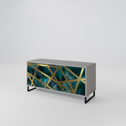THE LABYRINTH OF GOLD Compact 2-Door TV Cabinet