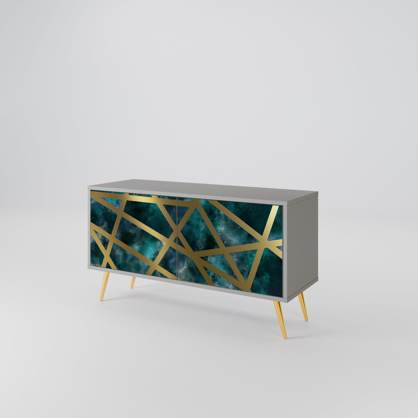 THE LABYRINTH OF GOLD Compact 2-Door TV Cabinet