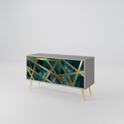 THE LABYRINTH OF GOLD Compact 2-Door TV Cabinet
