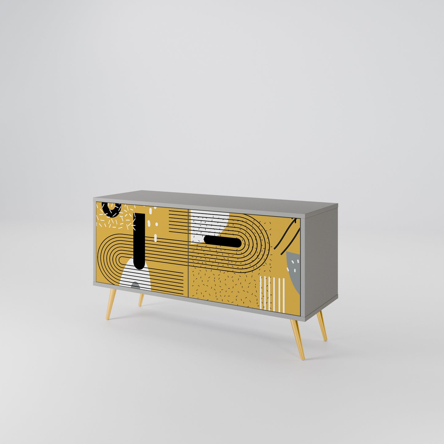 SHAPESHIFT SYMPHONY Compact 2-Door TV Cabinet