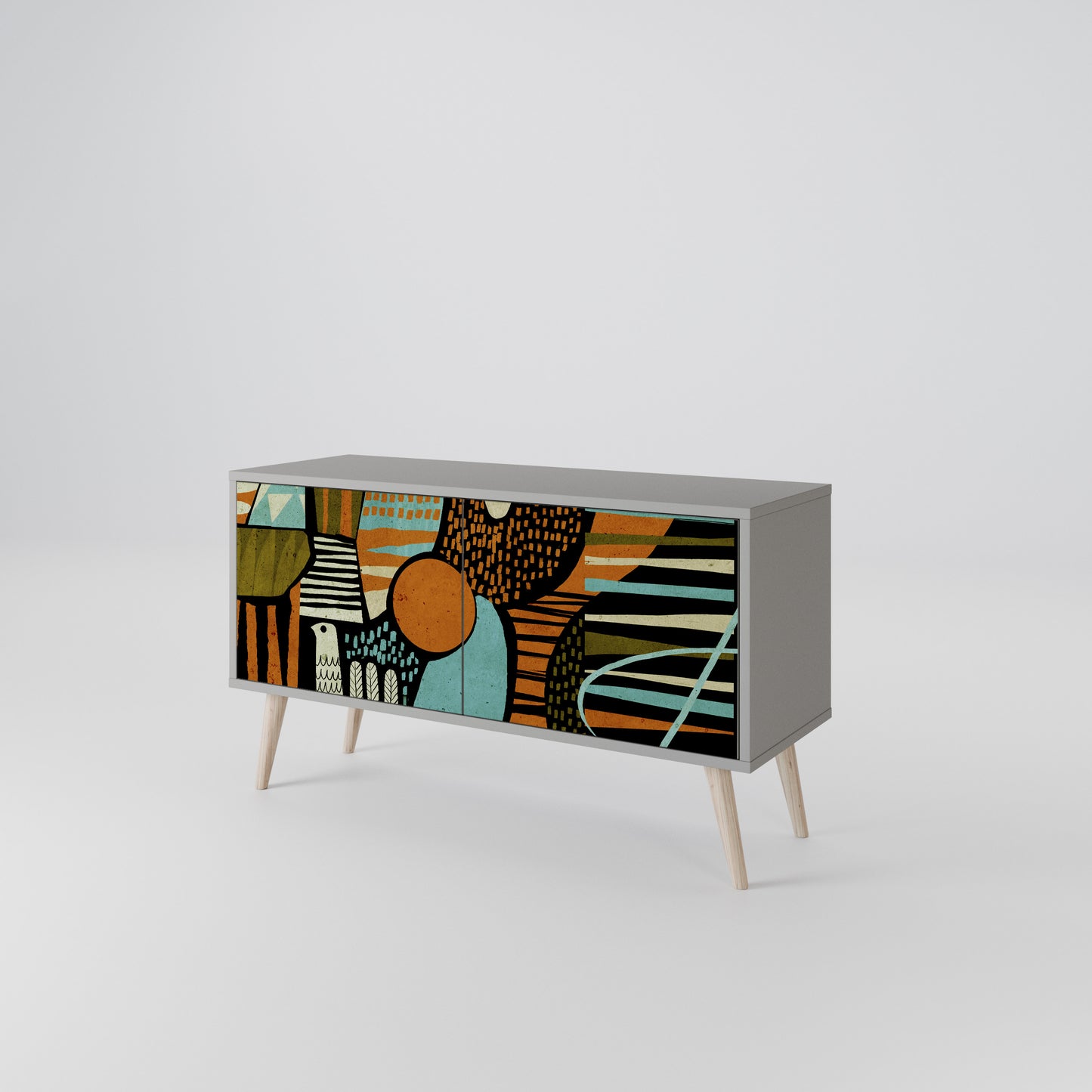 GEODE GLIMMER Compact 2-Door TV Cabinet