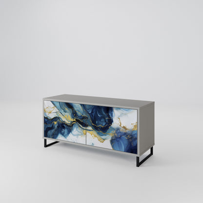 INKY MARBLE Mobile TV Compatto a 2 Ante