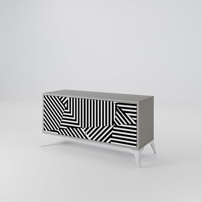 ILLUSIONARY LATTICE Mobile TV Compatto a 2 Ante