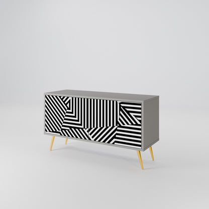 ILLUSIONARY LATTICE Mobile TV Compatto a 2 Ante