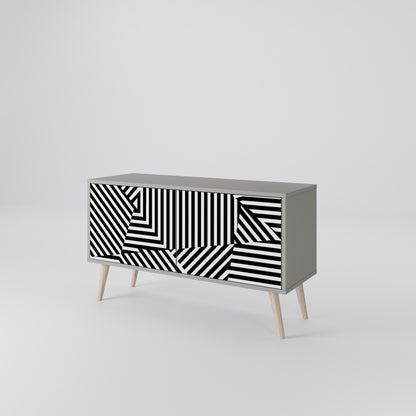 ILLUSIONARY LATTICE Mobile TV Compatto a 2 Ante