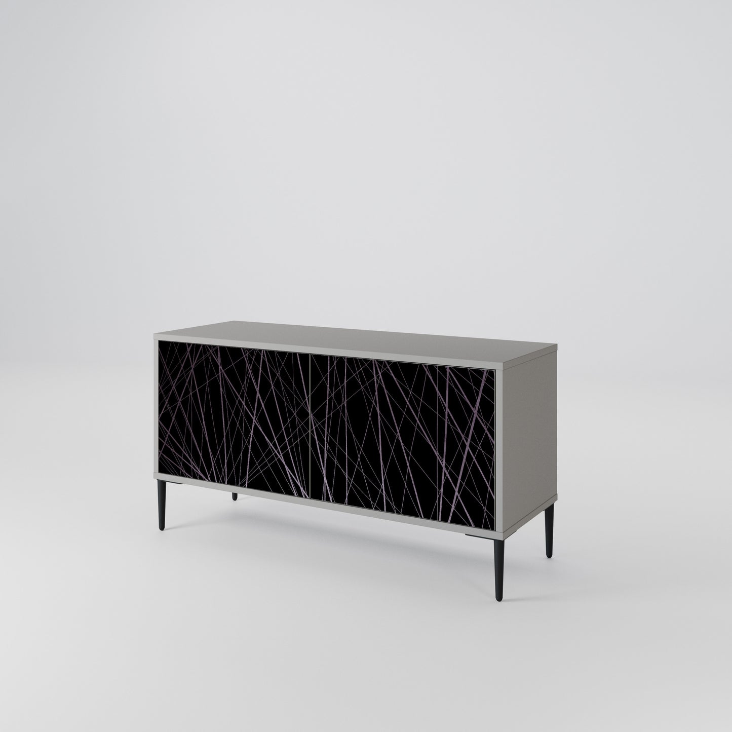 SHIMMER SPIDERGRAM Compact 2-Door TV Cabinet