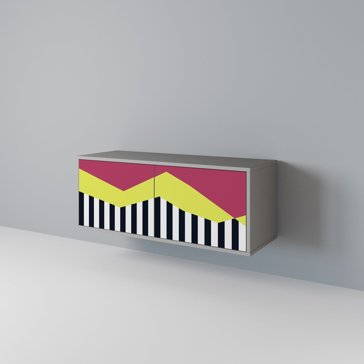 PIANO FANTASY Compact 2-Door TV Cabinet