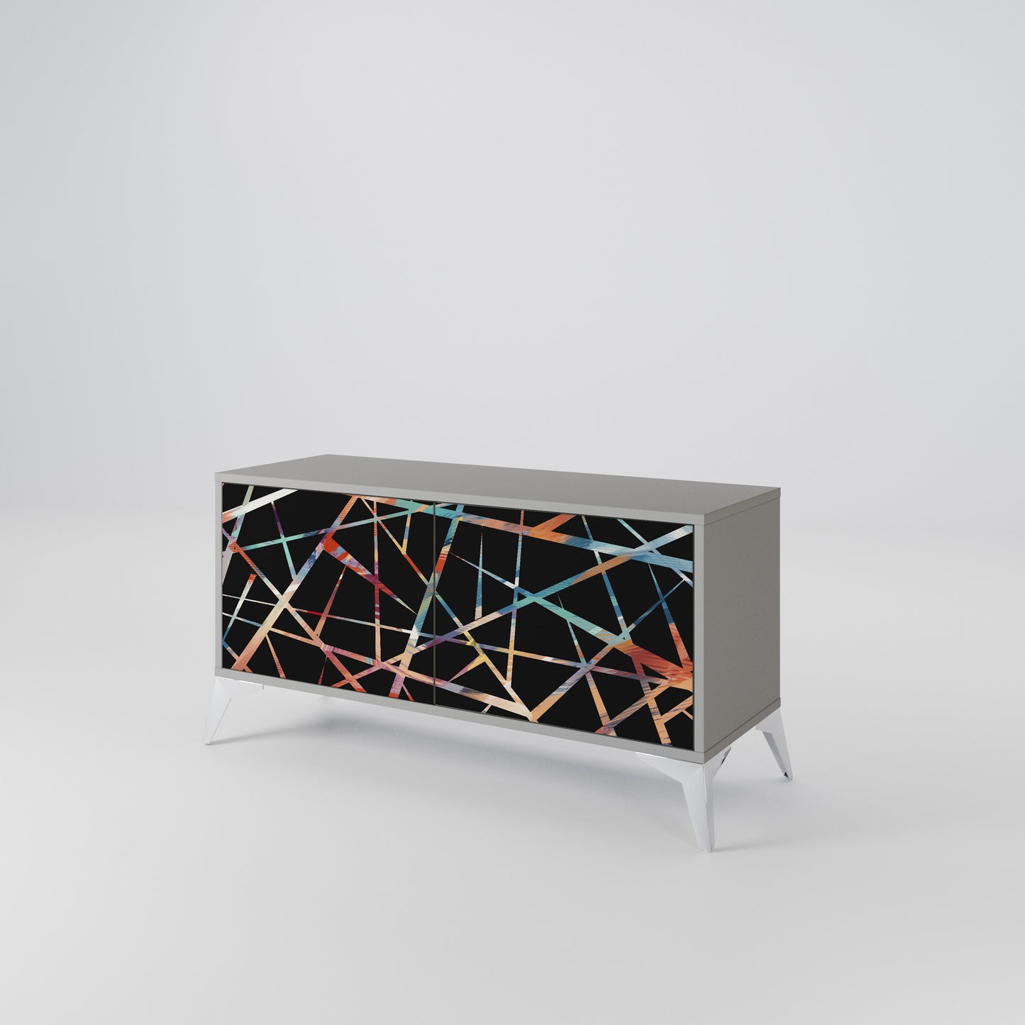 POLYGON VERVE Compact 2-Door TV Cabinet