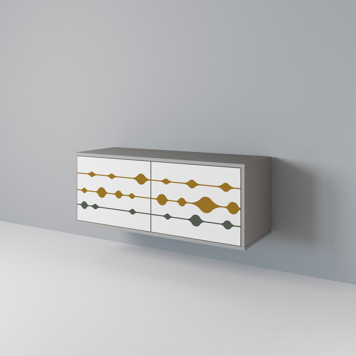 VIVID TONE Compact 2-Door TV Cabinet