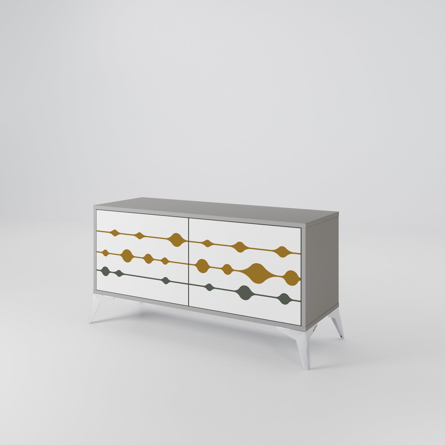 VIVID TONE Compact 2-Door TV Cabinet