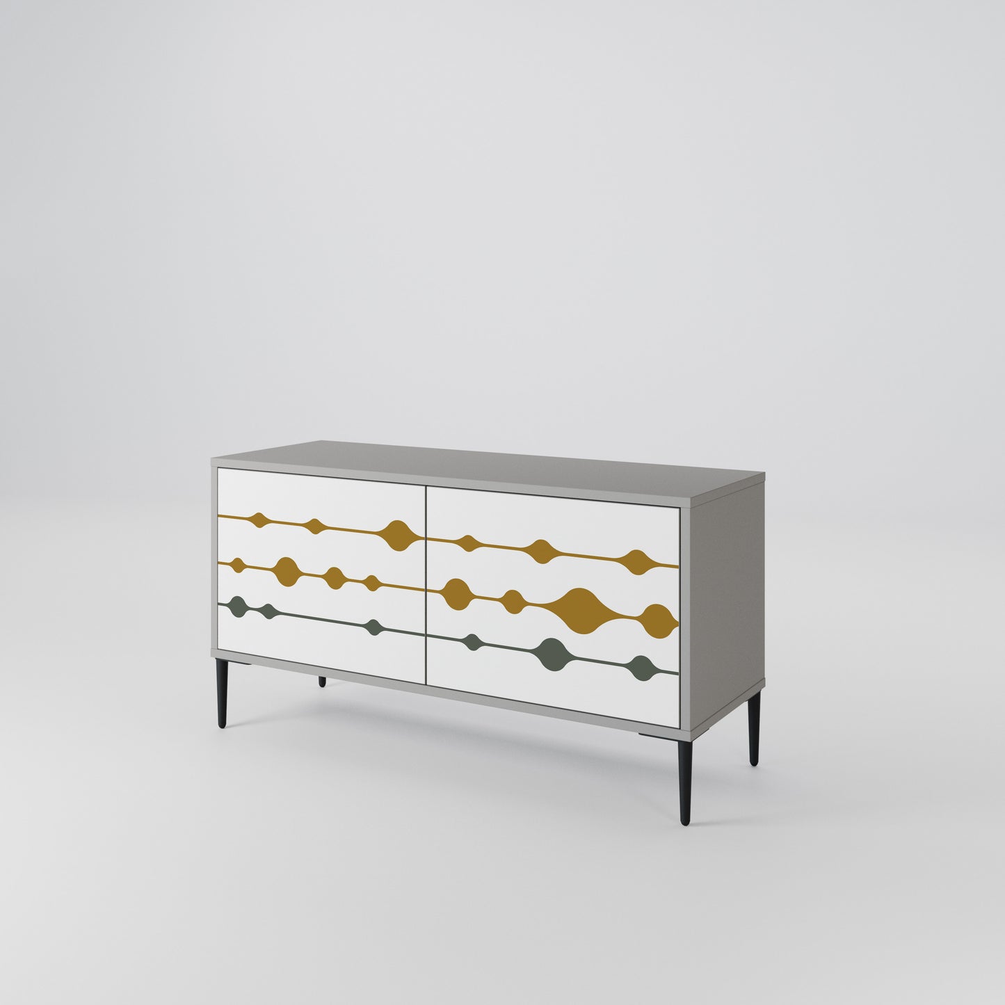 VIVID TONE Compact 2-Door TV Cabinet