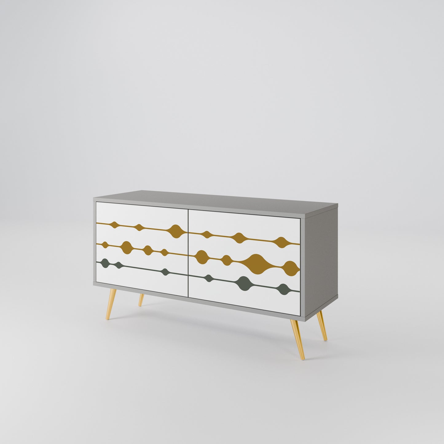 VIVID TONE Compact 2-Door TV Cabinet