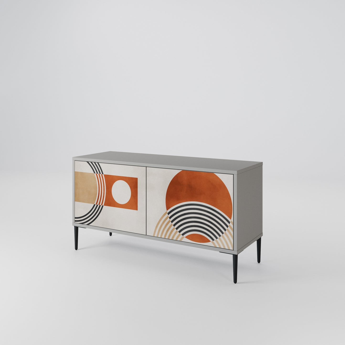 SPACE AROUND Compact 2-Door TV Cabinet