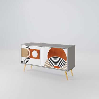 CIRCLE RHYTM Compact 2-Door TV Cabinet