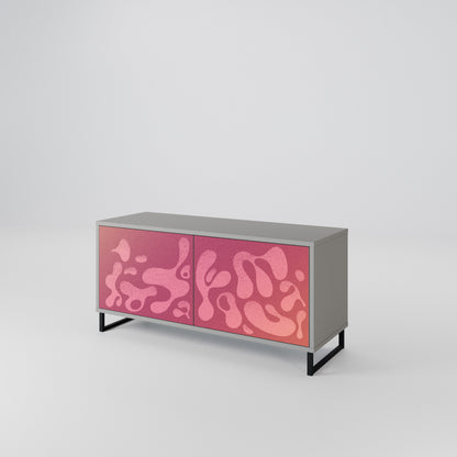 IRREGULAR PINK Mobile TV Compatto a 2 Ante