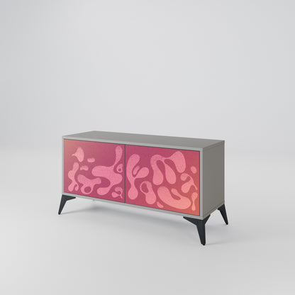 IRREGULAR PINK Mobile TV Compatto a 2 Ante