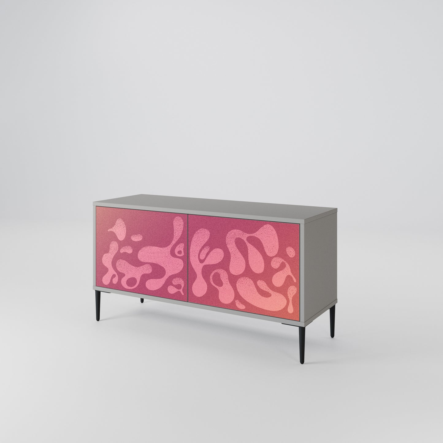 IRREGULAR PINK Mobile TV Compatto a 2 Ante