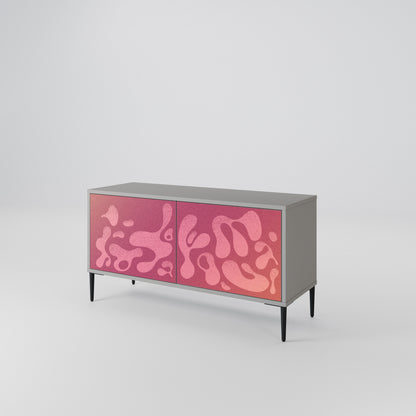 IRREGULAR PINK Mobile TV Compatto a 2 Ante