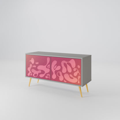 IRREGULAR PINK Mobile TV Compatto a 2 Ante