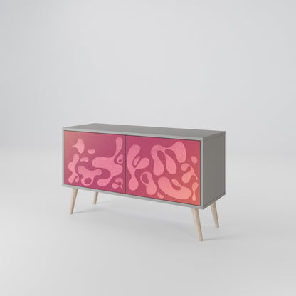 IRREGULAR PINK Mobile TV Compatto a 2 Ante