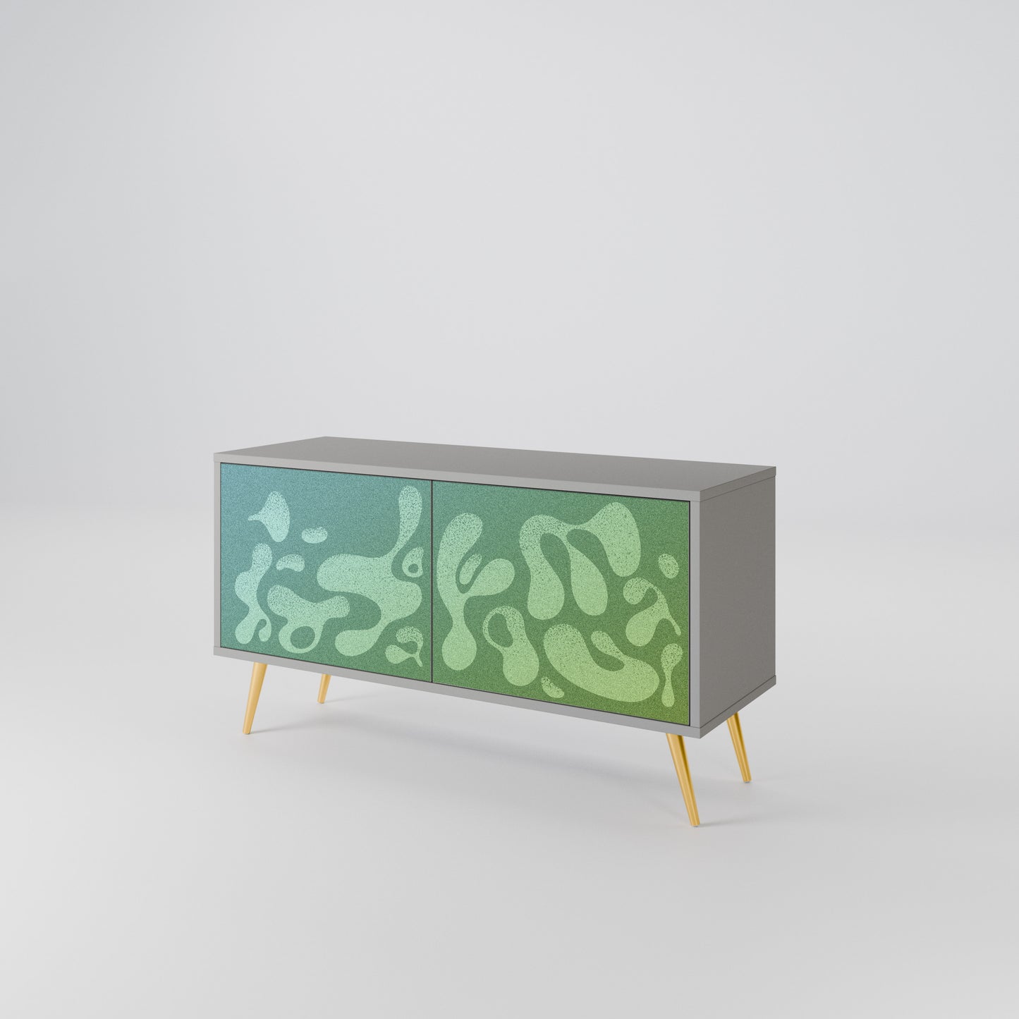 IRREGULAR BLUE Mobile TV Compatto a 2 Ante