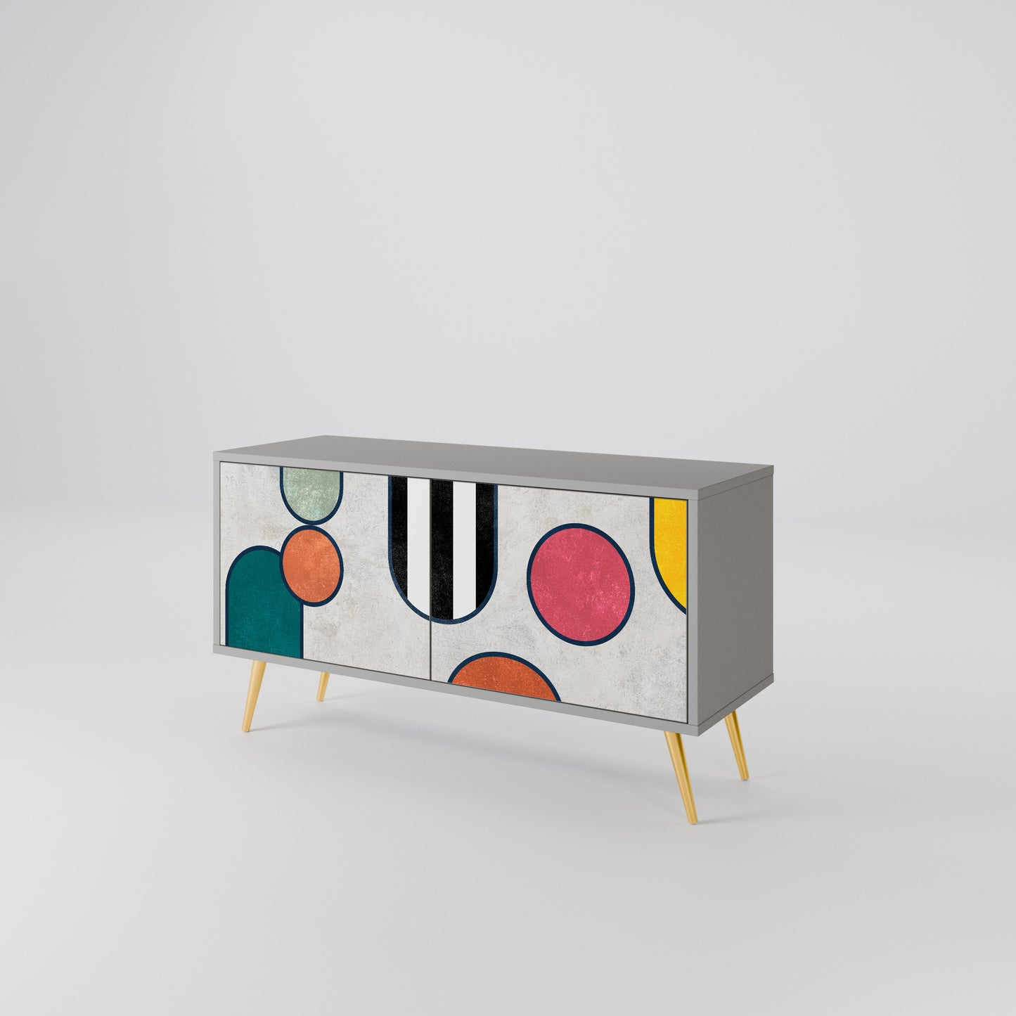 COOL STORY Compact 2-Door TV Cabinet