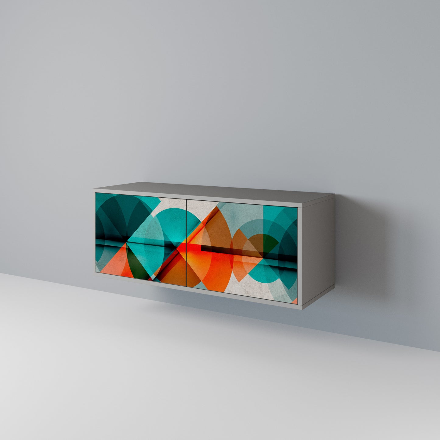 CIRCULAR RHAPSODY Compact 2-Door TV Cabinet