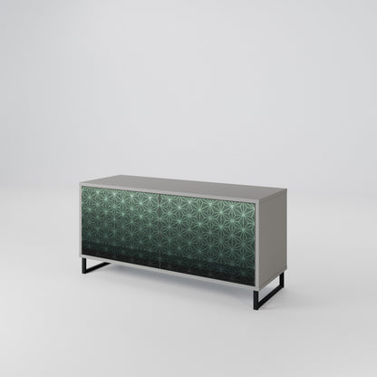 ORNAMENTAL GLIMMER Compact 2-Door TV Cabinet