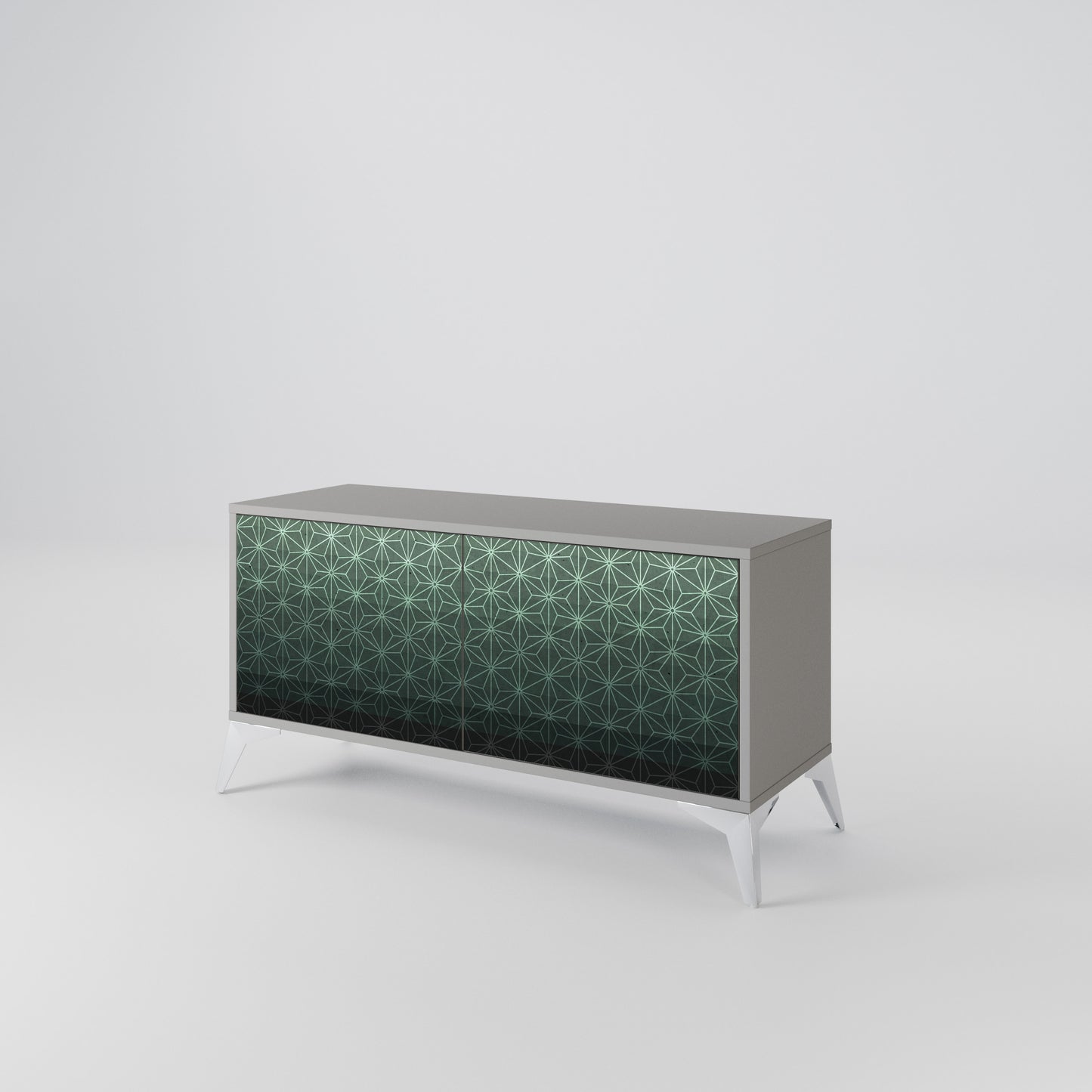 ORNAMENTAL GLIMMER Compact 2-Door TV Cabinet