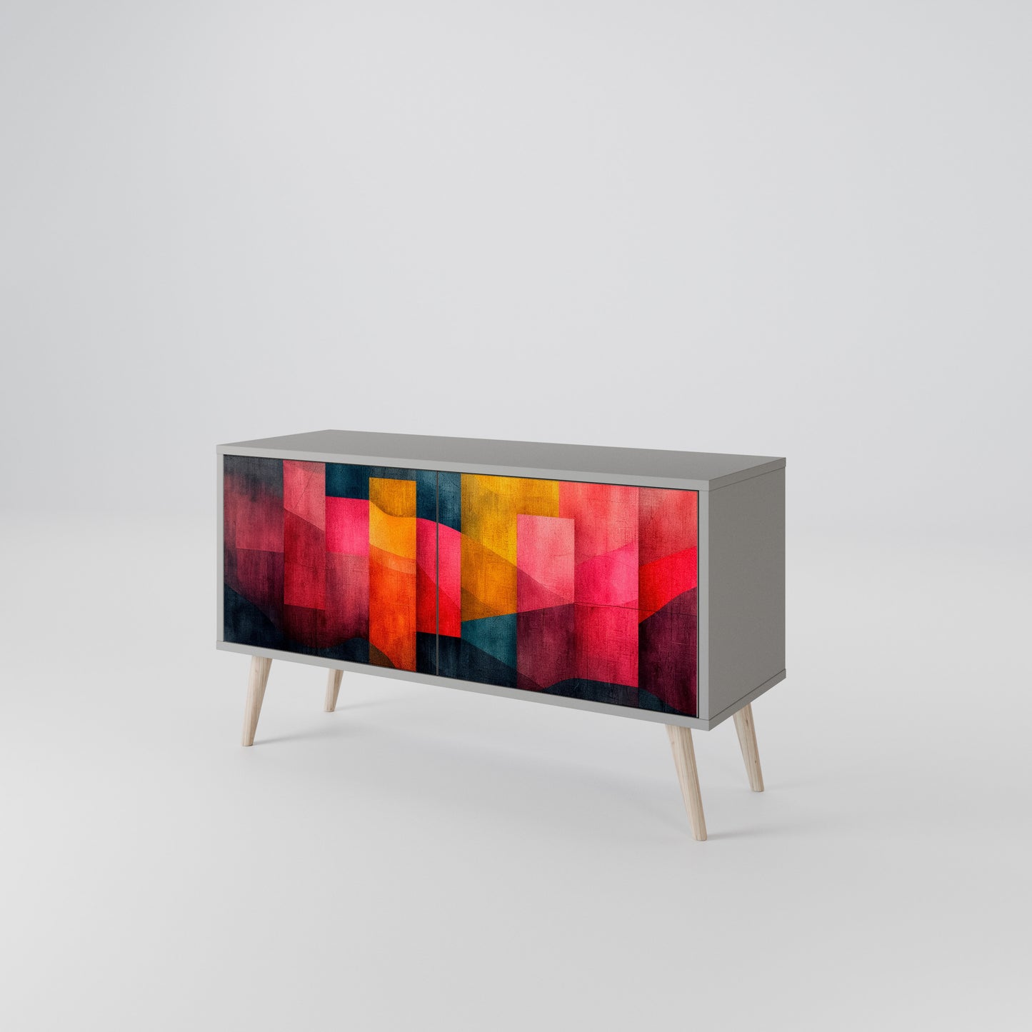 COLORFUL SOUNDS Compact 2-Door TV Cabinet