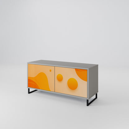 ORANGE ARRANGEMENT Mobile TV Compatto a 2 Ante