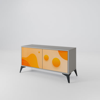 ORANGE ARRANGEMENT Mobile TV Compatto a 2 Ante