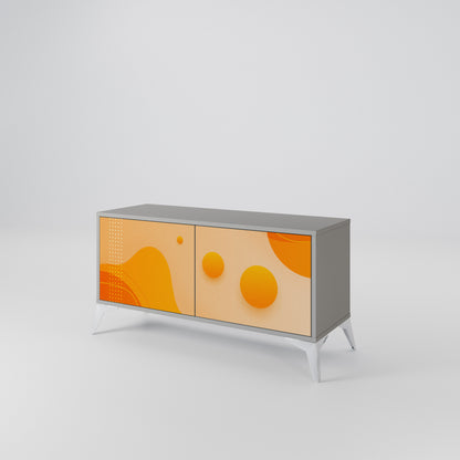 ORANGE ARRANGEMENT Mobile TV Compatto a 2 Ante