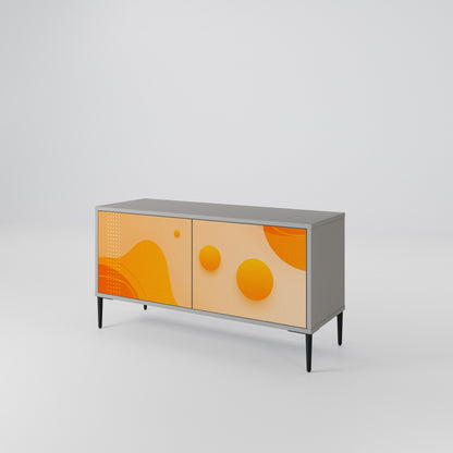 ORANGE ARRANGEMENT Mobile TV Compatto a 2 Ante