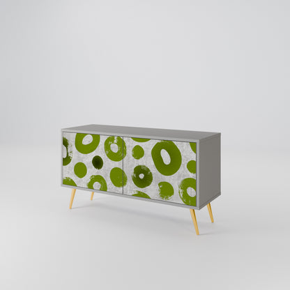 GREEN RHAPSODY Compact 2-Door TV Cabinet