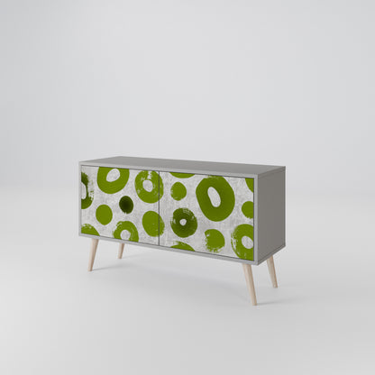 GREEN RHAPSODY Compact 2-Door TV Cabinet