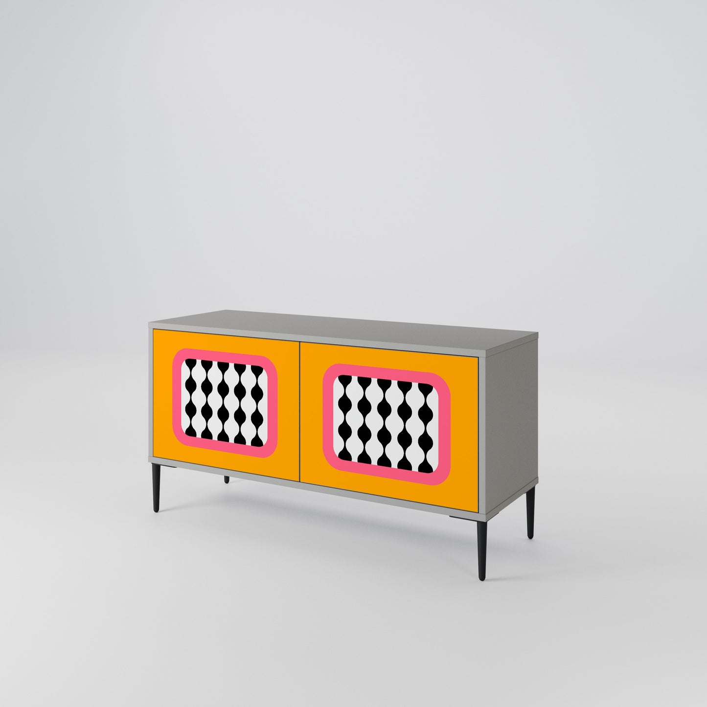 TEARS IN HEAVEN Compact 2-Door TV Cabinet