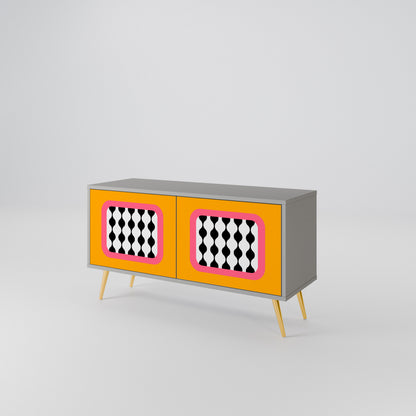 TEARS IN HEAVEN Compact 2-Door TV Cabinet