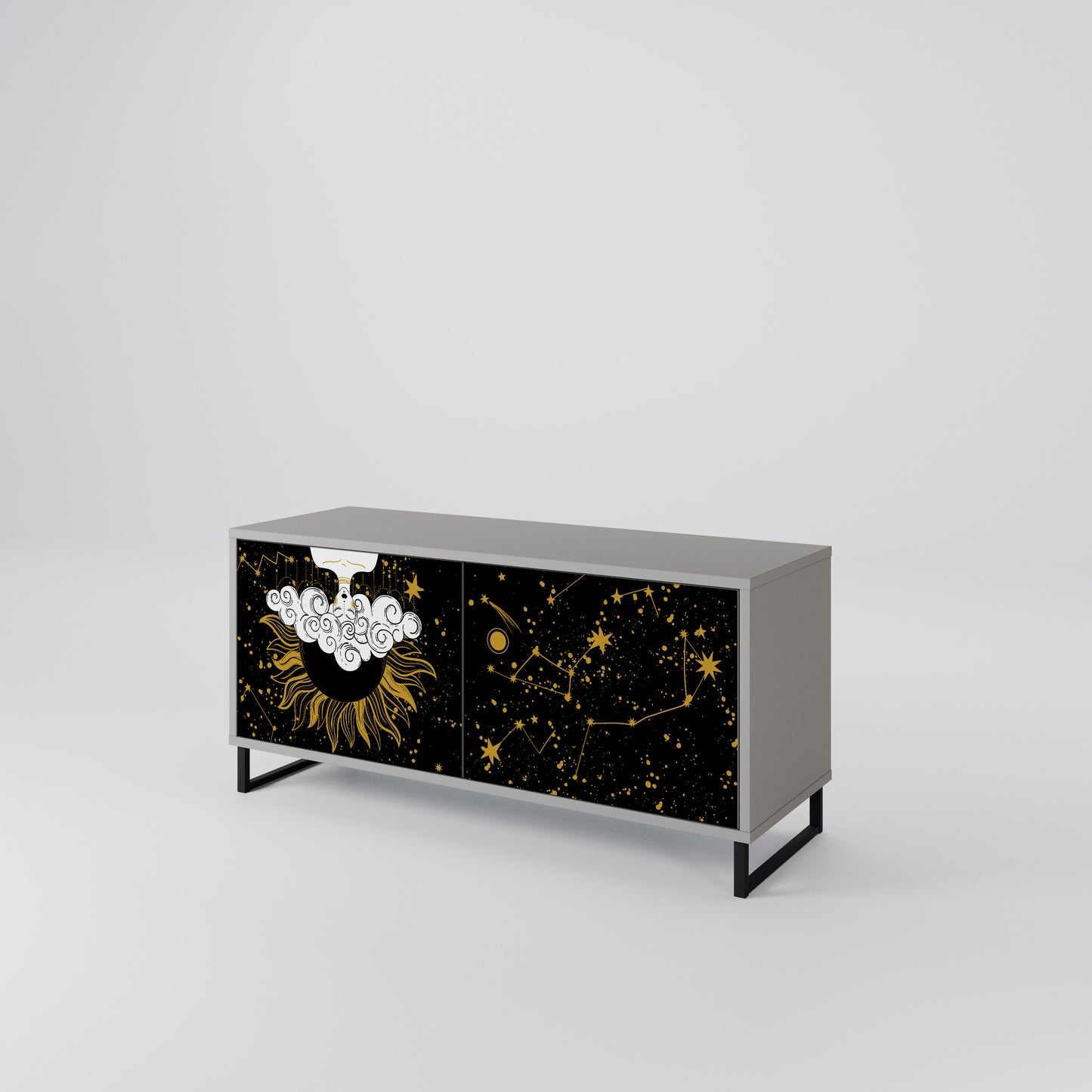 STELLAR CONSTELLATIONS Compact 2-Door TV Cabinet
