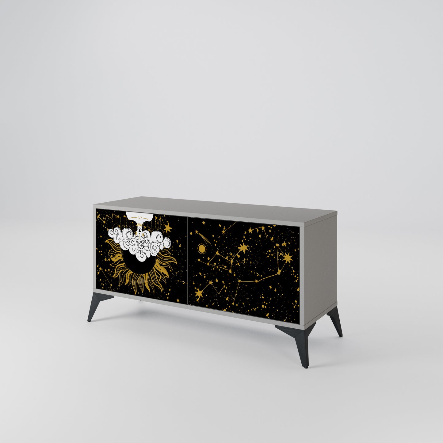 STELLAR CONSTELLATIONS Compact 2-Door TV Cabinet