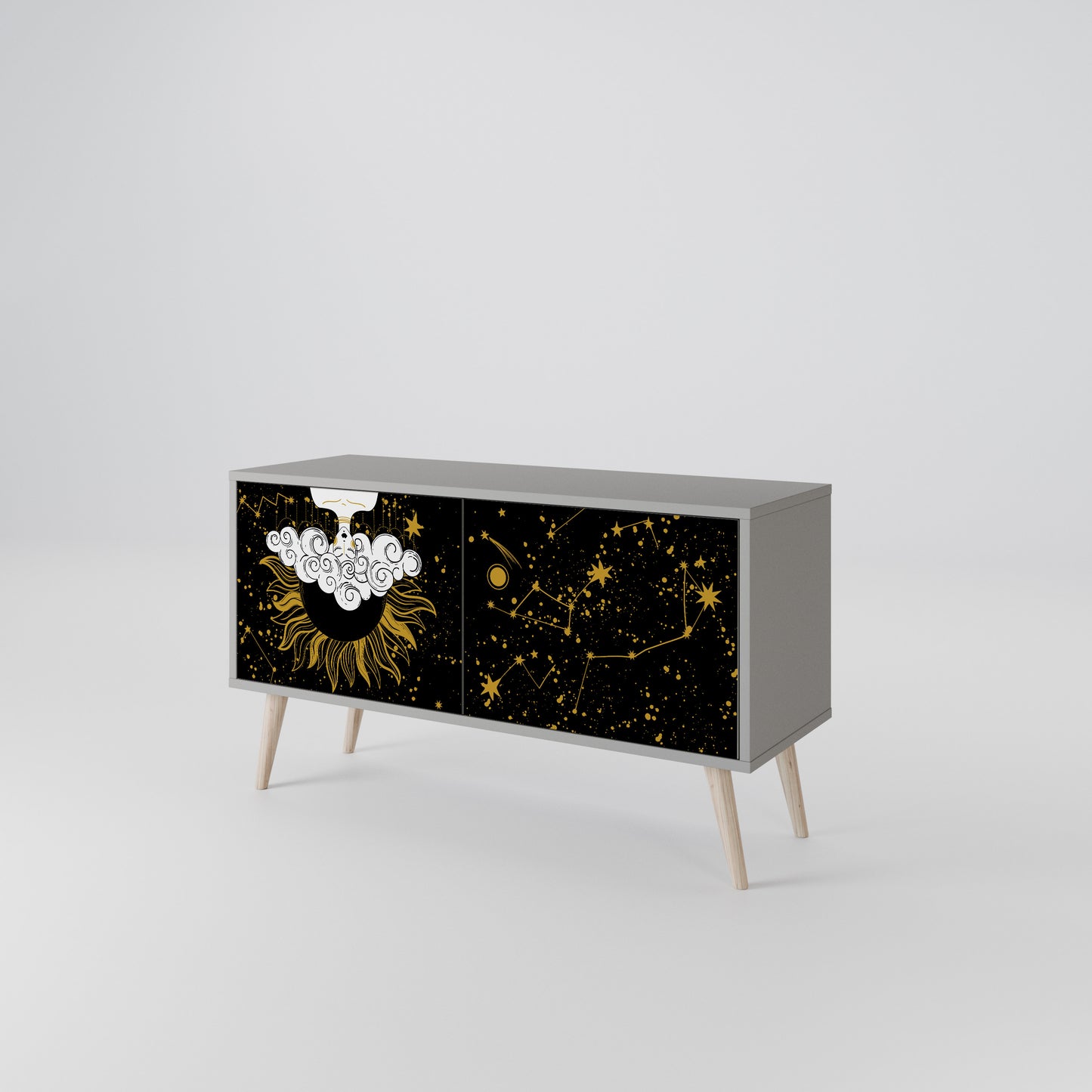 STELLAR CONSTELLATIONS Compact 2-Door TV Cabinet