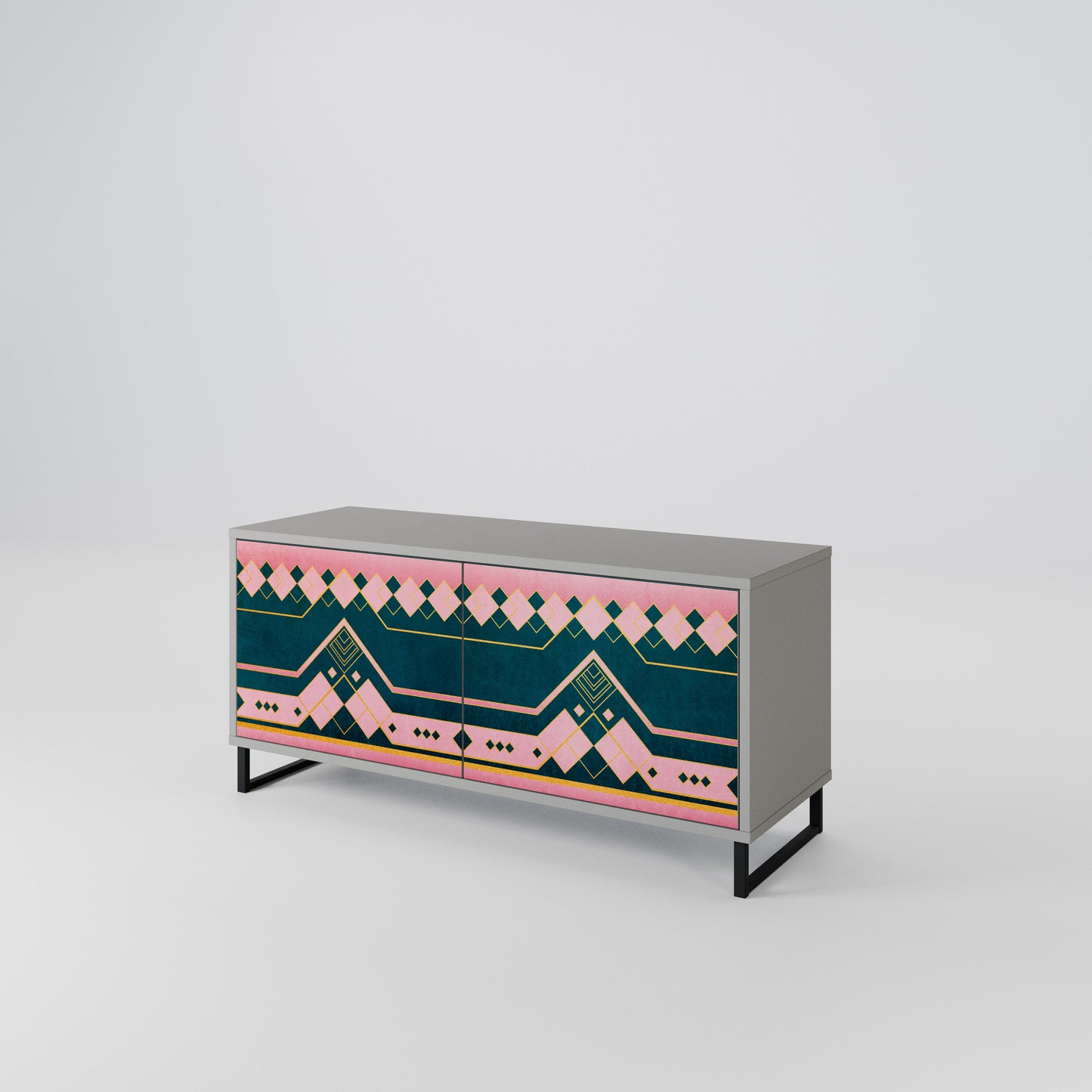 ROYAL COMPOSITION Compact 2-Door TV Cabinet