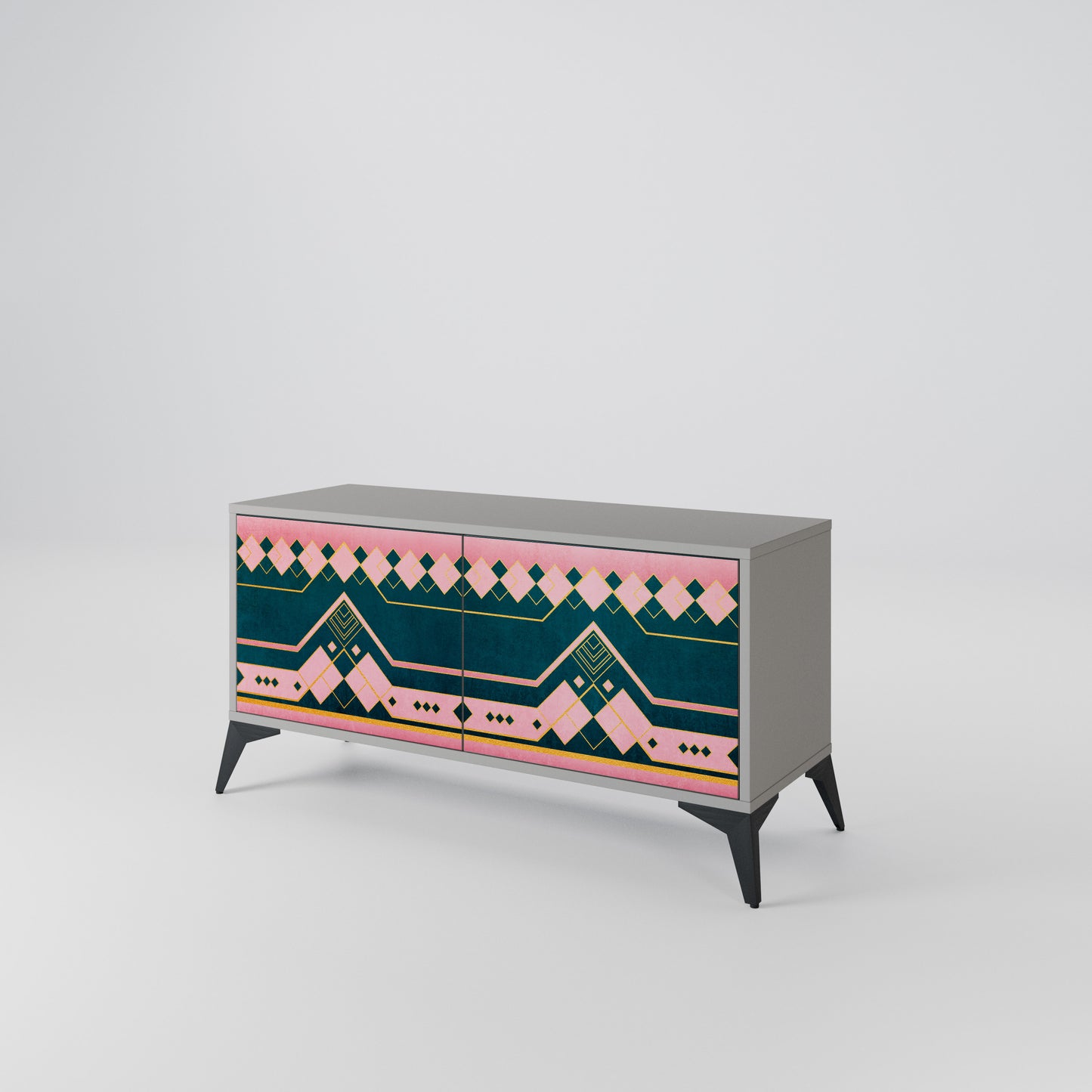 ROYAL COMPOSITION Compact 2-Door TV Cabinet