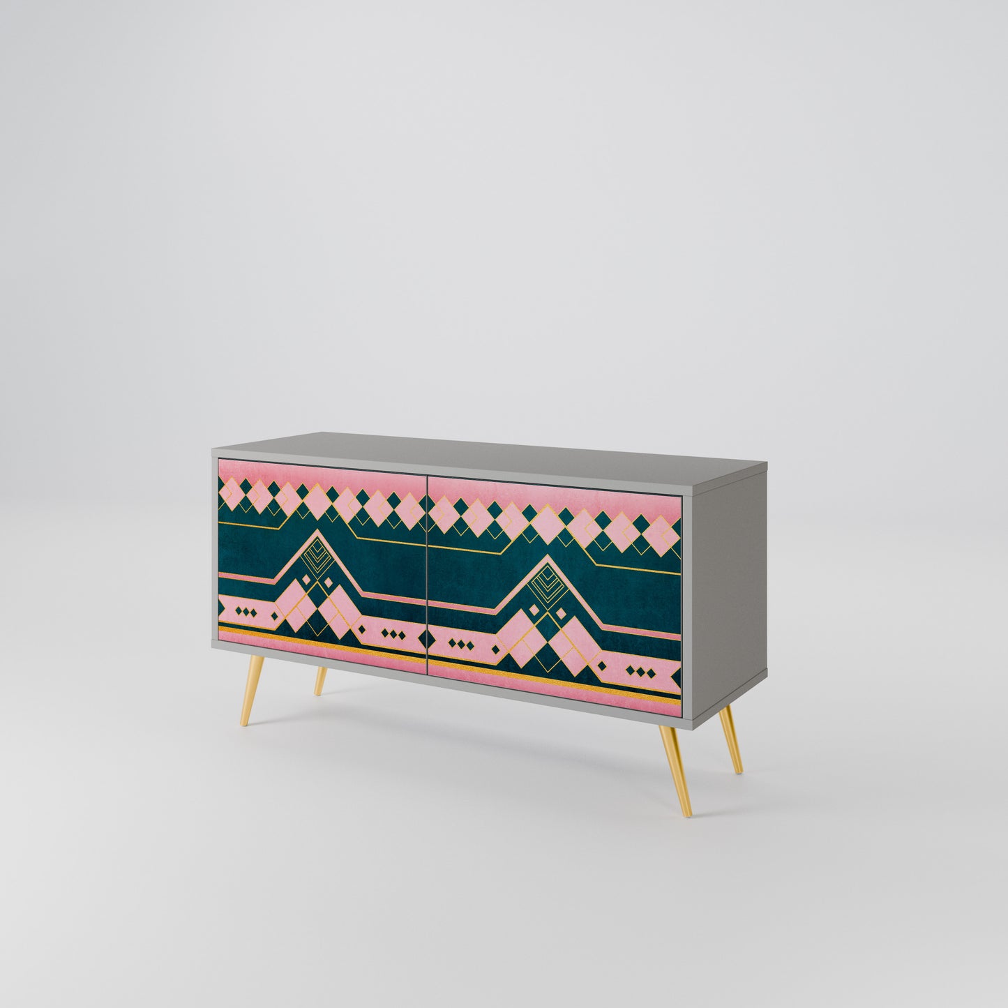 ROYAL COMPOSITION Compact 2-Door TV Cabinet