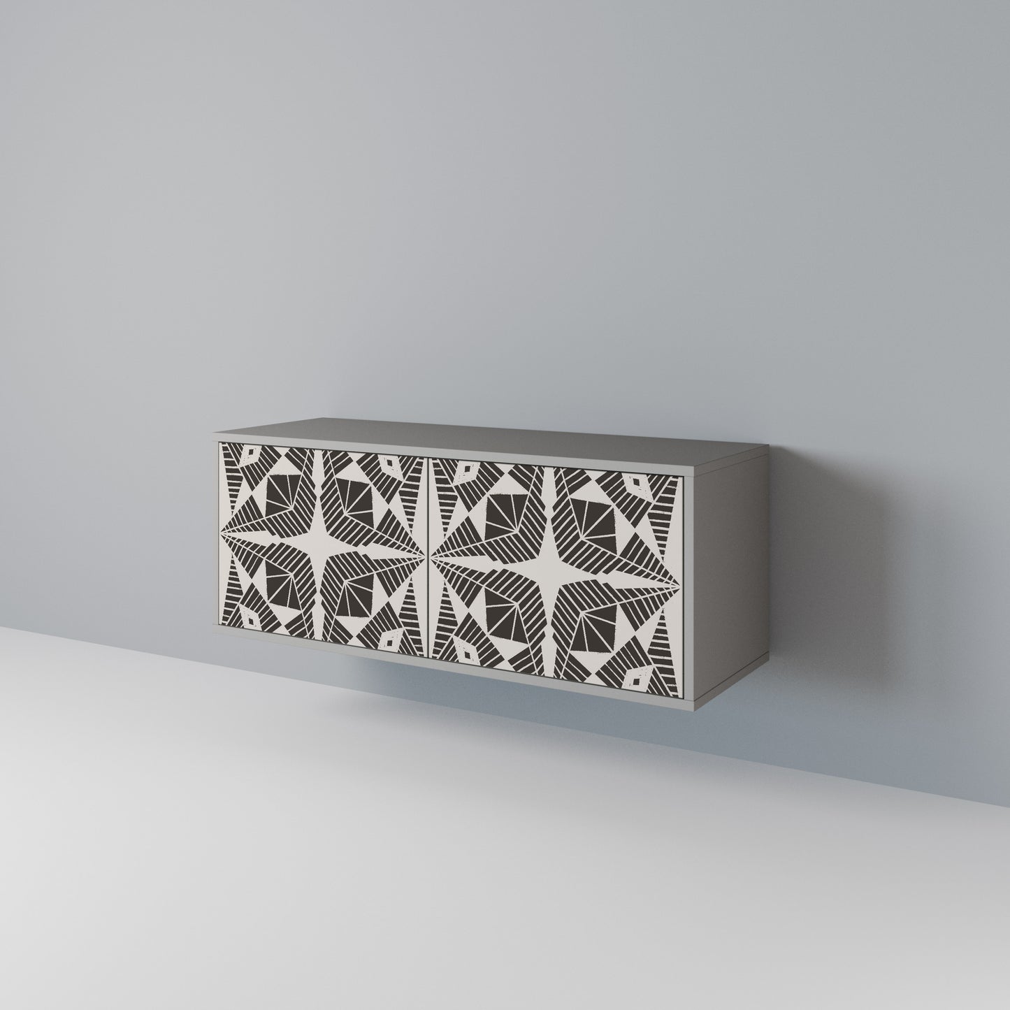 MONOCHROME NEXUS Compact 2-Door TV Cabinet