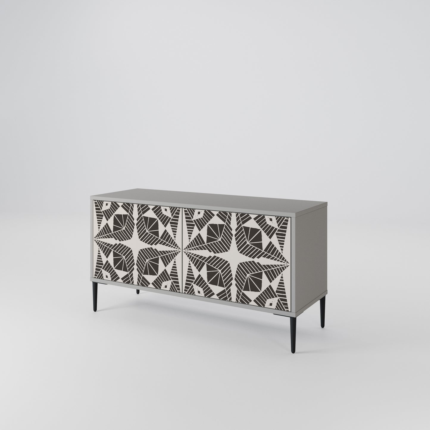 MONOCHROME NEXUS Compact 2-Door TV Cabinet