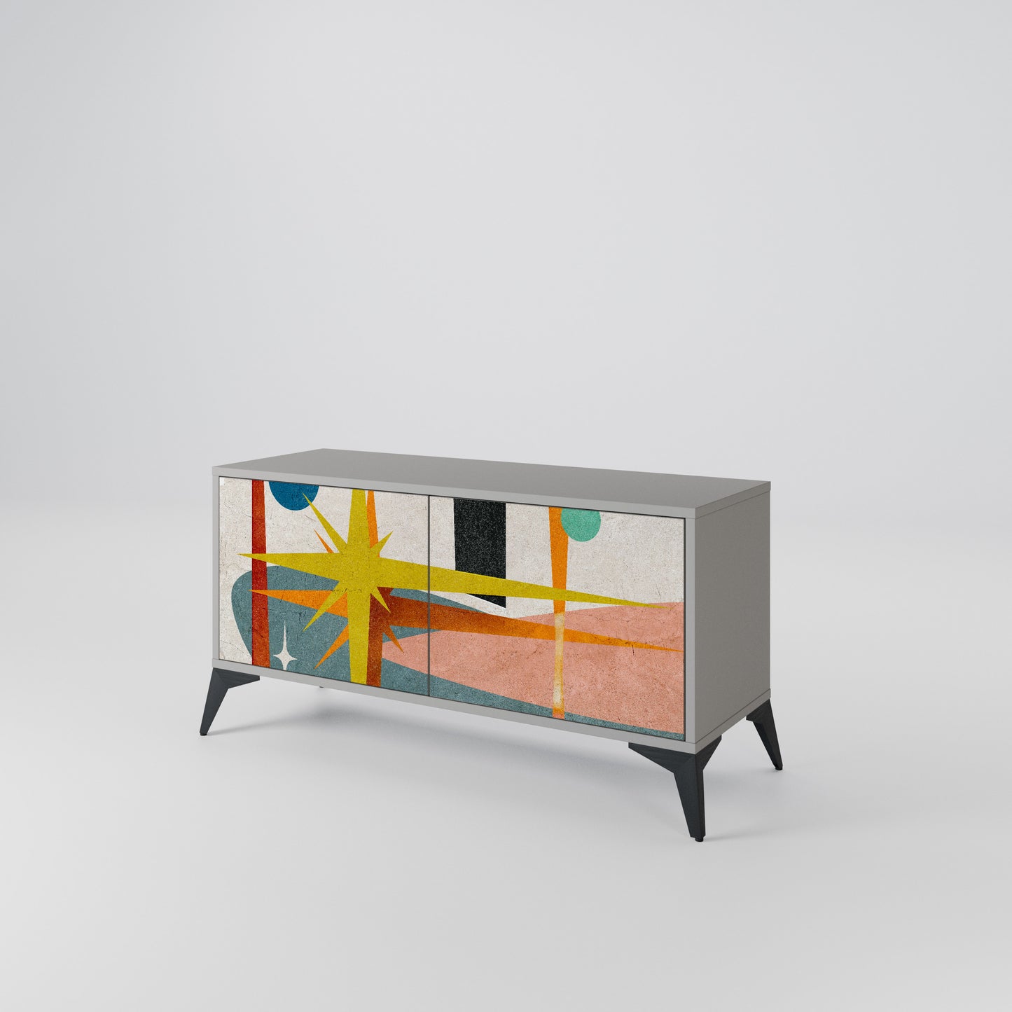 INTERSTELLAR VIBES Compact 2-Door TV Cabinet