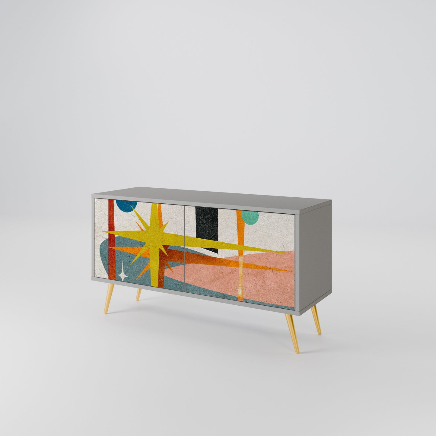 INTERSTELLAR VIBES Compact 2-Door TV Cabinet