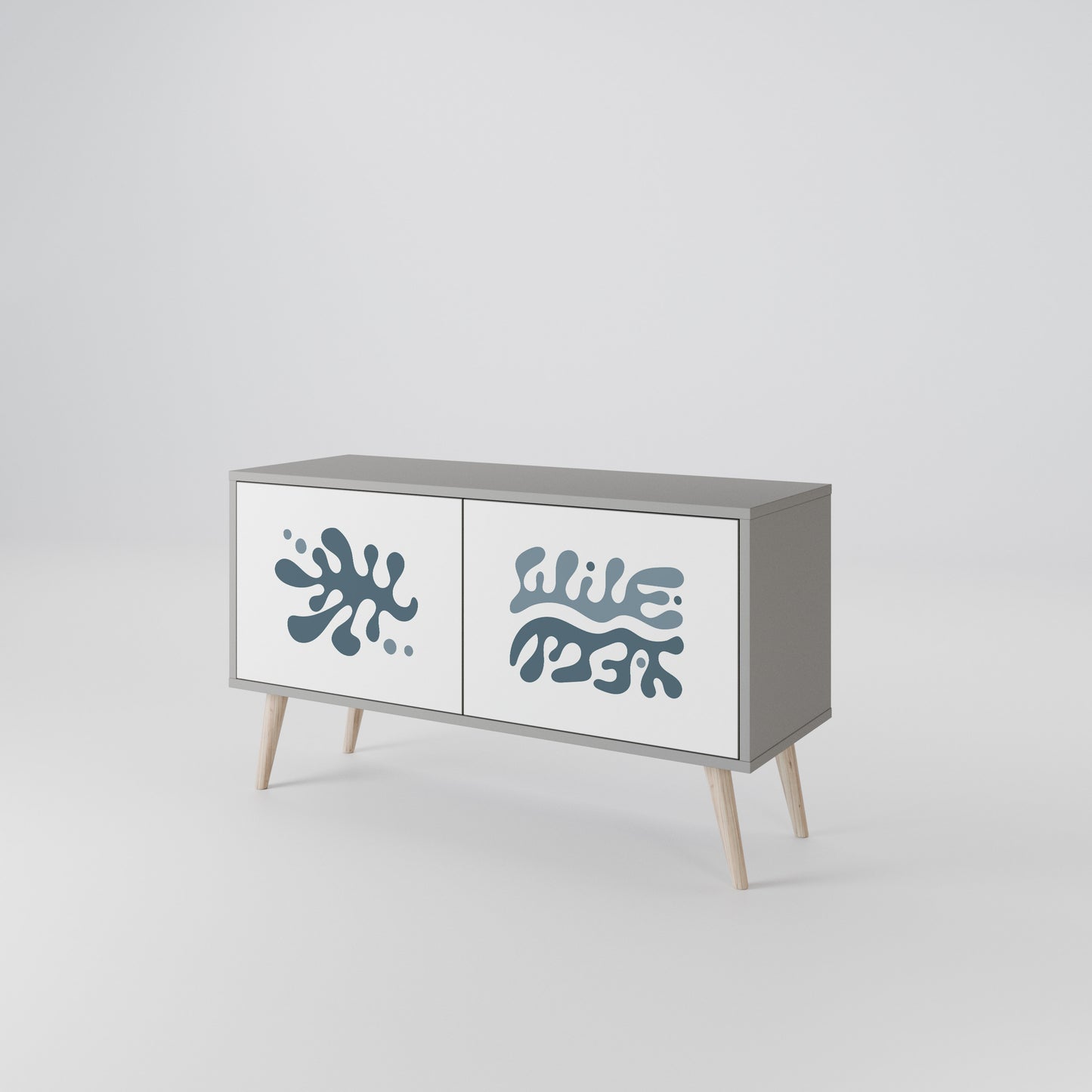 WONDERLAND VEGETATION Mobile TV Compatto a 2 Ante